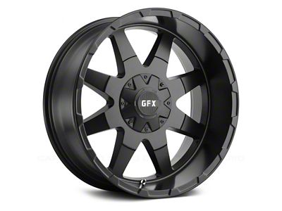 G-FX TR-12 Matte Black Wheel; 18x9; 12mm Offset (84-01 Jeep Cherokee XJ)