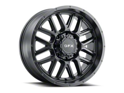 G-FX TM-5 Matte Black Wheel; 17x8.5 (20-24 Jeep Gladiator JT)