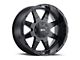 G-FX TR-12 Matte Black Wheel; 18x9; 0mm Offset (20-24 Jeep Gladiator JT)