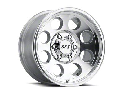 G-FX TR-16 Polished Wheel; 17x9; 0mm Offset (20-24 Jeep Gladiator JT)