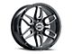 G-FX TR-18 Gloss Black Milled Wheel; 18x9 (20-24 Jeep Gladiator JT)