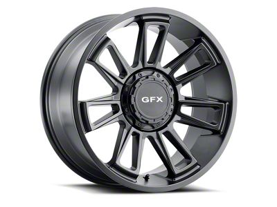 G-FX TR21 Matte Black Wheel; 18x9; 12mm Offset (20-24 Jeep Gladiator JT)