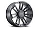 G-FX TR21 Matte Black Wheel; 18x9 (20-24 Jeep Gladiator JT)