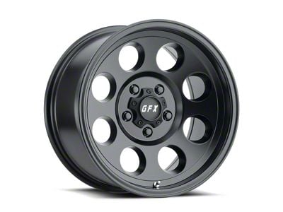 G-FX TR-16 Matte Black Wheel; 15x8; -19mm Offset (93-98 Jeep Grand Cherokee ZJ)