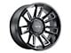 G-FX TR21 Gloss Black Milled Wheel; 18x9; 18mm Offset (76-86 Jeep CJ5 & CJ7)