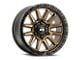 G-FX T26 Bronze with Black Lip and Bolts 6-Lug Wheel; 17x9; 0mm Offset (16-23 Tacoma)