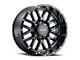 G-FX TM-5 Gloss Black Milled 6-Lug Wheel; 18x9; 0mm Offset (16-23 Tacoma)