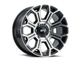 G-FX TR-19 Gloss Black Machined 6-Lug Wheel; 17x8.5; 0mm Offset (16-23 Tacoma)