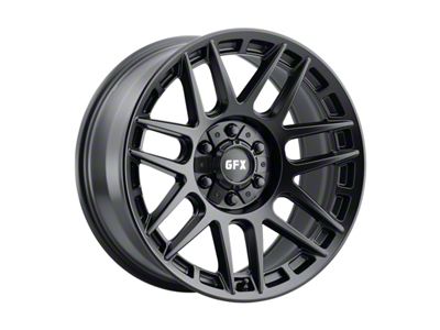 G-FX TM8 Gloss Black with Dark Tint 6-Lug Wheel; 18x9; 0mm Offset (17-24 Titan)