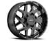 G-FX TR-Mesh2 Gloss Black Milled 6-Lug Wheel; 18x9; 12mm Offset (17-24 Titan)