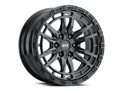 G-FX TR-24 Matte Black 6-Lug Wheel; 20x9; 12mm Offset (16-24 Titan XD)