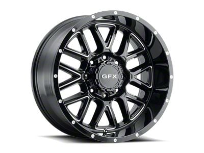 G-FX TM-5 Gloss Black Milled 6-Lug Wheel; 20x9; 0mm Offset (22-24 Tundra)