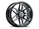 G-FX TR-18 Gloss Black Milled 6-Lug Wheel; 18x9; 0mm Offset (22-24 Tundra)