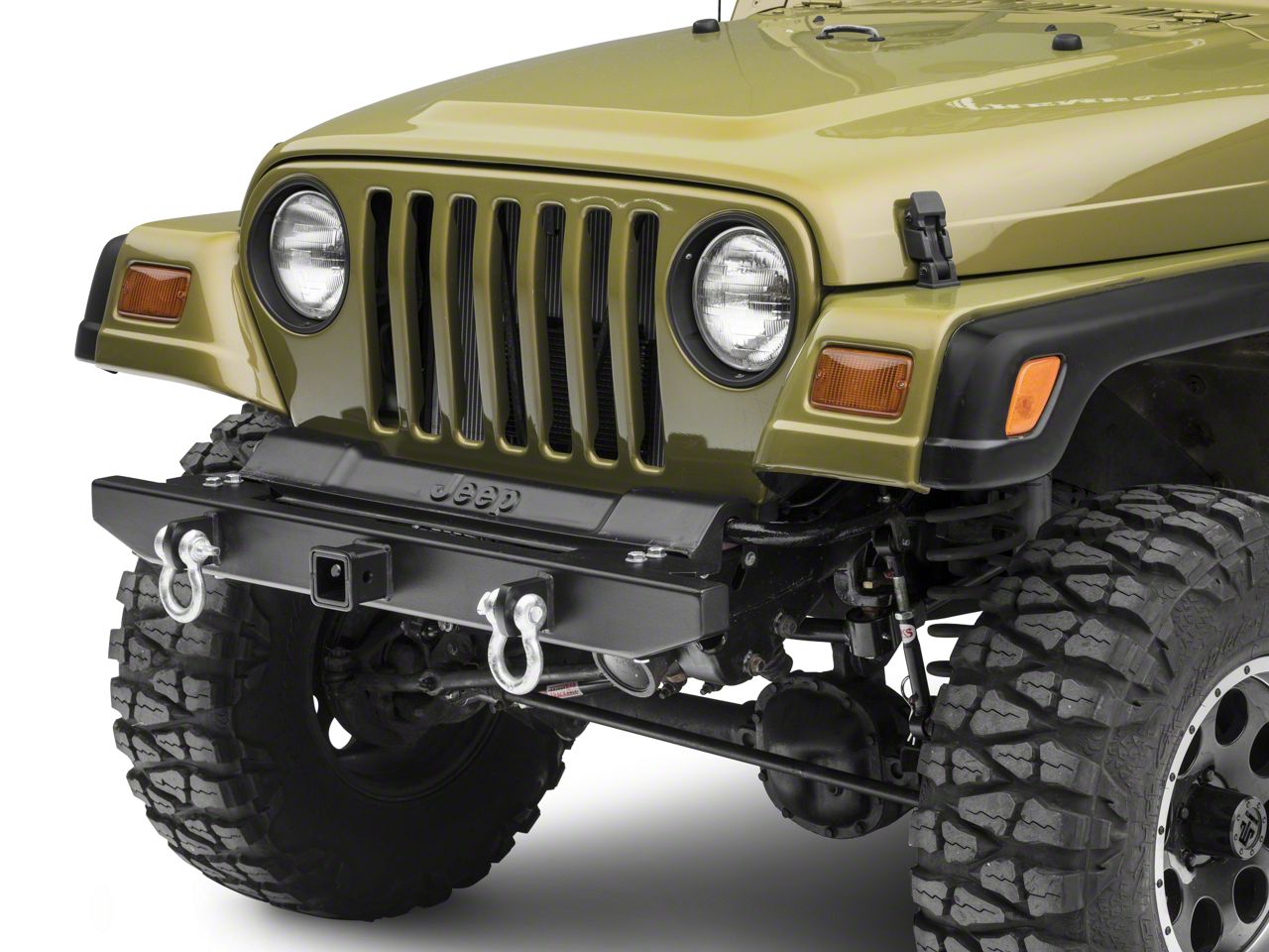 Garvin Jeep Wrangler ATS Series Front Bumper; 44-Inch 34922 (97-06 Jeep ...