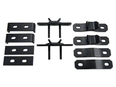 Garvin Combo Ax and Shovel Mount for 4-Inch High Roof Rack (07-18 Jeep Wrangler JK)