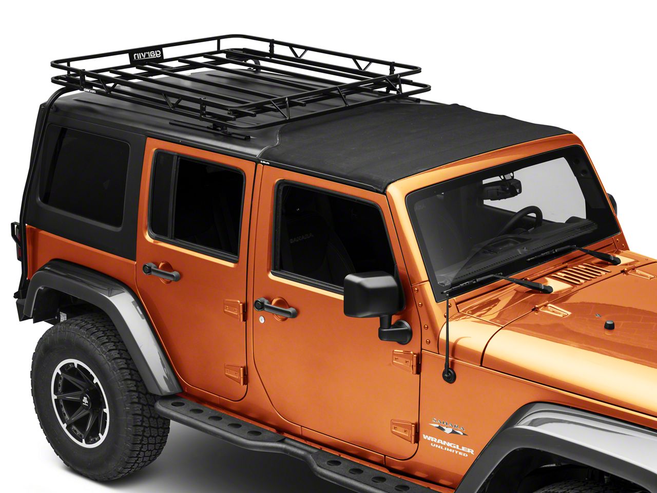 Garvin Jeep Wrangler Expedition Half Rack for Hard Tops 44064 07 18 Jeep Wrangler JK 4 Door Free Shipping