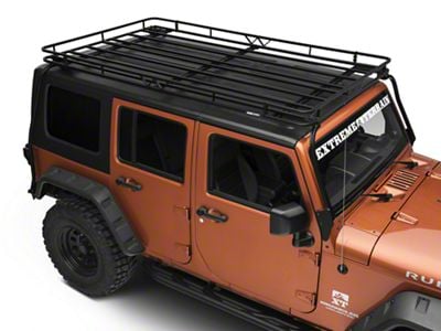 Garvin Expedition Rack with Basket (07-18 Jeep Wrangler JK 4-Door)