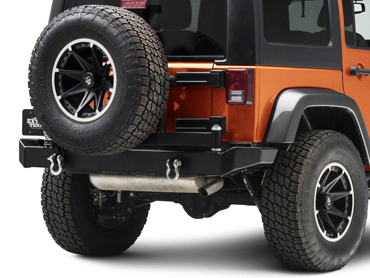 Garvin Jeep Wrangler G2 Series Rear Bumper With Tire Carrier 66701 (07 