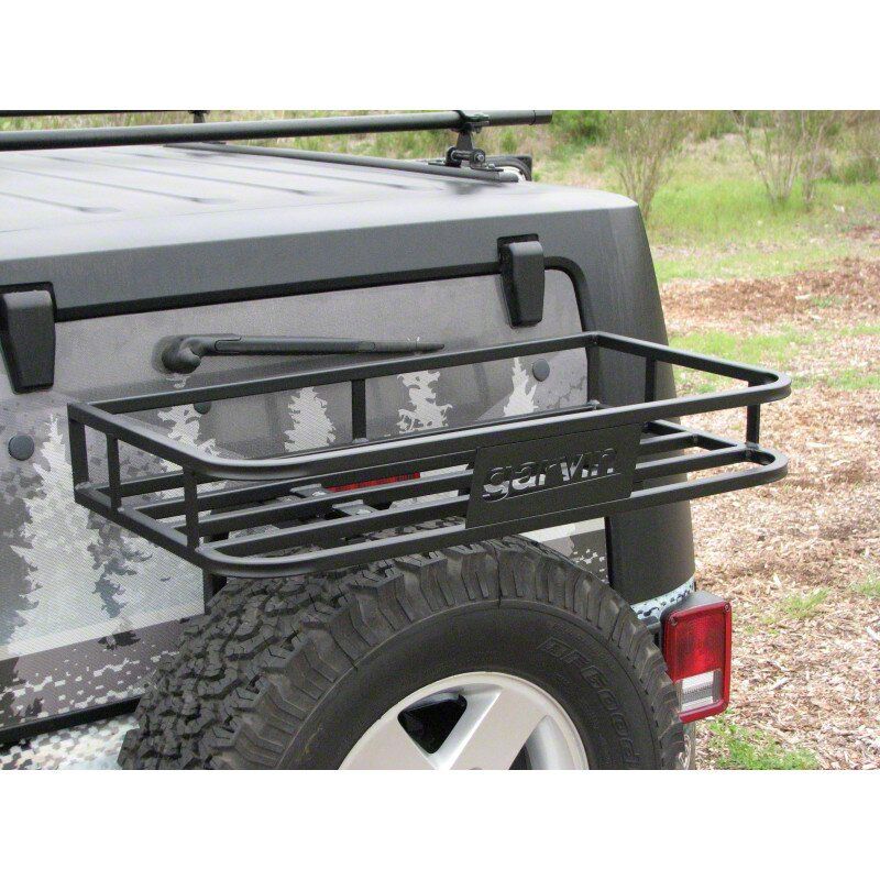 Garvin Jeep Wrangler Trail Rack for HD Hinged Tire Carrier 44006 (07-18 ...