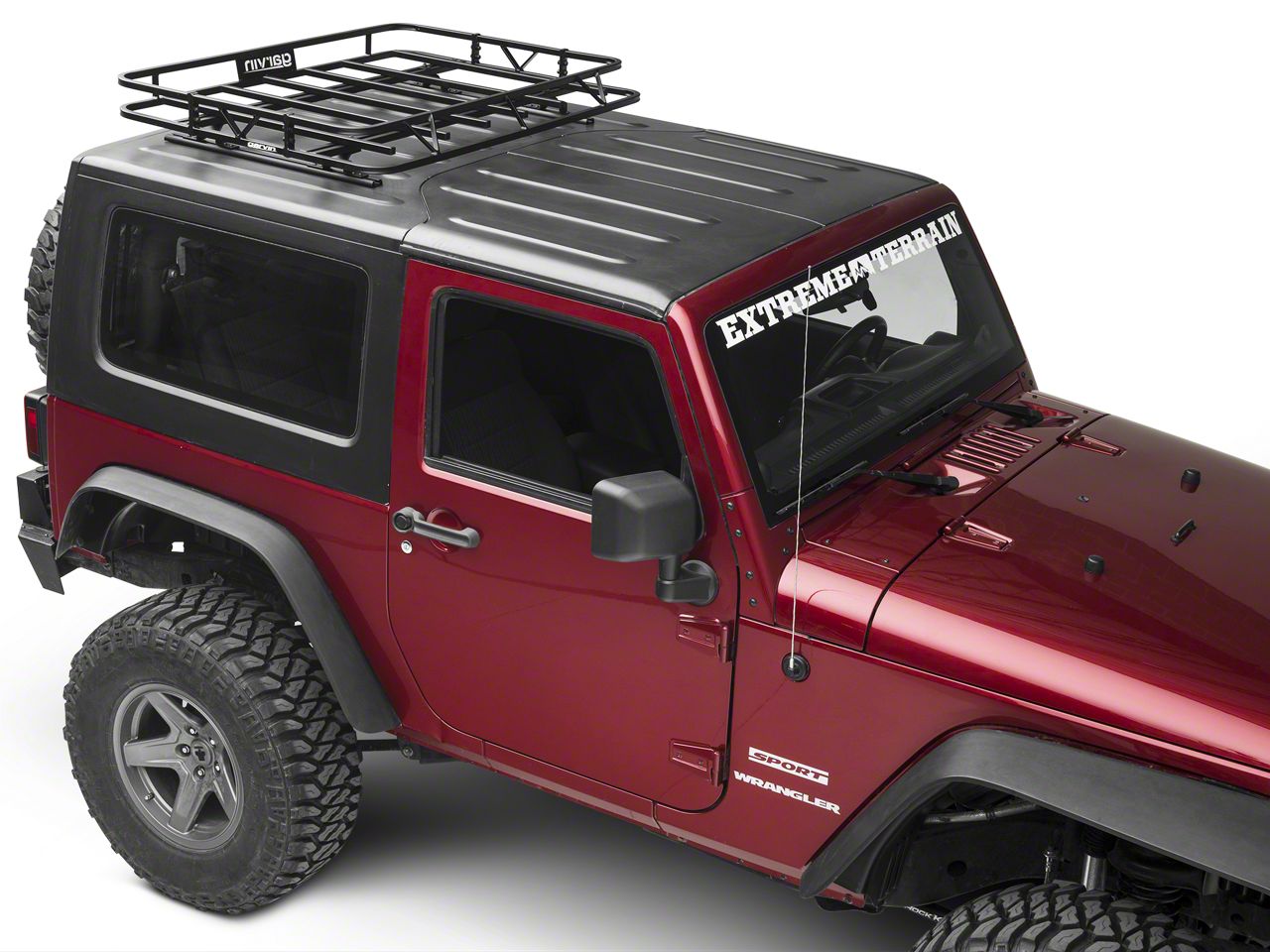 Garvin Jeep Wrangler Sport Series Track Rack 44012 (07-18 Jeep Wrangler ...