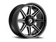 Gear Off-Road 773 Gloss Black Machined 6-Lug Wheel; 18x9; 18mm Offset (03-09 4Runner)