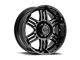 Gear Off-Road Double Pump Gloss Black 6-Lug Wheel; 17x9; 10mm Offset (03-09 4Runner)