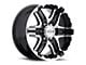 Gear Off-Road Double Pump Gloss Black 6-Lug Wheel; 20x9; 10mm Offset (03-09 4Runner)