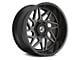 Gear Off-Road Ratio Gloss Black Milled 6-Lug Wheel; 20x12; -44mm Offset (03-09 4Runner)