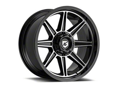 Gear Off-Road 773 Gloss Black 6-Lug Wheel; 20x9; 18mm Offset (04-15 Titan)