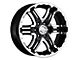 Gear Off-Road Double Pump Gloss Black Machined 6-Lug Wheel; 18x9; 10mm Offset (04-15 Titan)