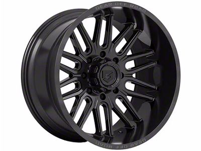 Gear Off-Road Lumen Gloss Black 6-Lug Wheel; 20x10; -12mm Offset (04-15 Titan)