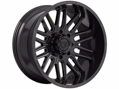 Gear Off-Road Lumen Gloss Black 6-Lug Wheel; 20x9; 18mm Offset (04-15 Titan)