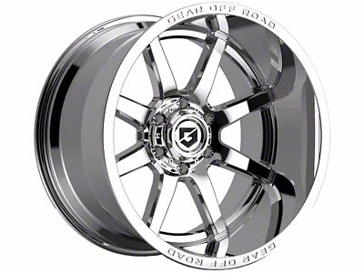 Gear Off-Road Pivot Chrome 6-Lug Wheel; 18x9; 18mm Offset (04-15 Titan)