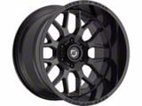 Gear Off-Road Raid Gloss Black 6-Lug Wheel; 18x9; 18mm Offset (04-15 Titan)