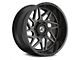 Gear Off-Road Ratio Gloss Black Milled 6-Lug Wheel; 18x9; 18mm Offset (04-15 Titan)