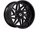 Gear Off-Road Ratio Gloss Black 6-Lug Wheel; 18x9; 18mm Offset (04-15 Titan)