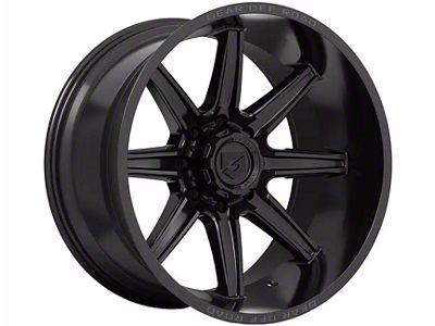 Gear Off-Road Ridge Gloss Black 6-Lug Wheel; 18x9; 18mm Offset (04-15 Titan)