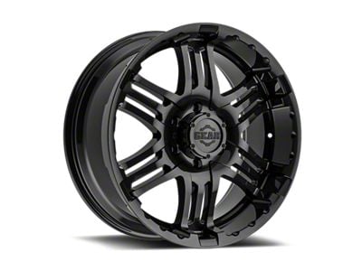 Gear Off-Road Double Pump Gloss Black 6-Lug Wheel; 18x9; 10mm Offset (05-15 Tacoma)