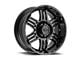 Gear Off-Road Double Pump Gloss Black 6-Lug Wheel; 18x9; 10mm Offset (05-15 Tacoma)