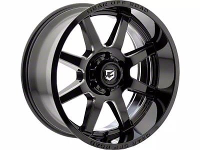 Gear Off-Road Pivot Gloss Black Milled 6-Lug Wheel; 20x10; -19mm Offset (05-15 Tacoma)