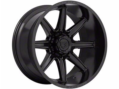 Gear Off-Road Ridge Gloss Black 6-Lug Wheel; 18x9; 18mm Offset (05-15 Tacoma)