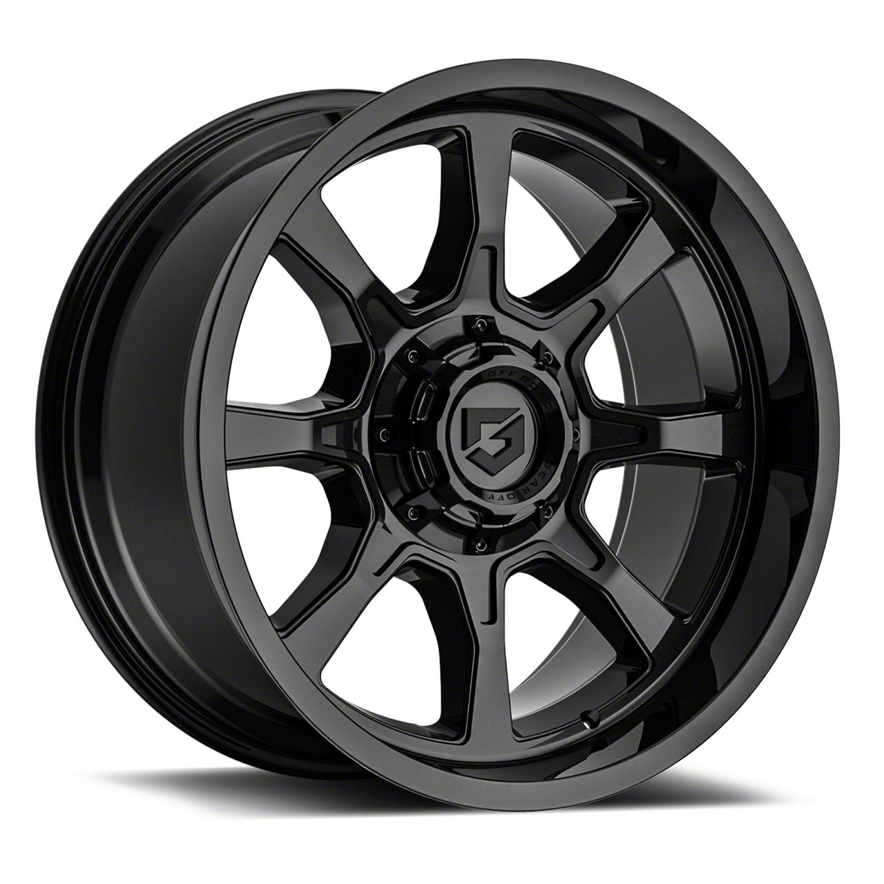 Gear Off-Road Tundra 772 Gloss Black 5-Lug Wheel; 20x9; 18mm Offset ...