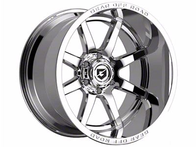 Gear Off-Road Pivot Chrome Wheel; 20x9; 18mm Offset (07-13 Tundra)