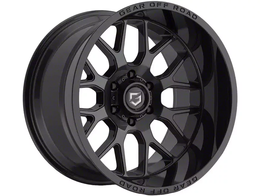 Gear Off-Road Tundra Raid Gloss Black Wheel; 20x9; 18mm Offset 763B ...