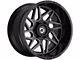 Gear Off-Road Ratio Gloss Black Milled 5-Lug Wheel; 20x10; -19mm Offset (07-13 Tundra)