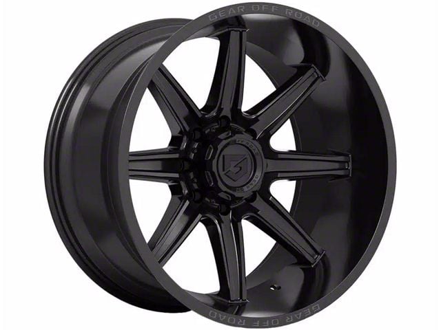 Gear Off-Road Ridge Gloss Black 6-Lug Wheel; 18x9; 18mm Offset (2024 Tacoma)