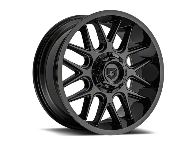 Gear Off-Road 771 Gloss Black 6-Lug Wheel; 17x9; 0mm Offset (10-24 4Runner)