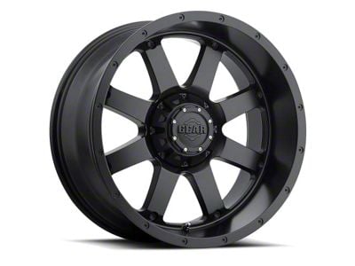 Gear Off-Road Big Block Satin Black 6-Lug Wheel; 17x9; -12mm Offset (10-24 4Runner)