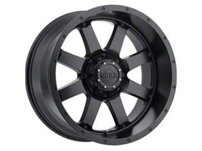 Gear Off-Road Big Block Satin Black 6-Lug Wheel; 17x9; 18mm Offset (10-24 4Runner)