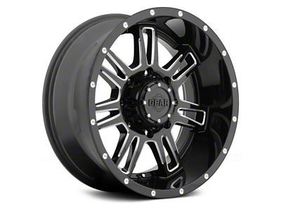 Gear Off-Road Challenger Gloss Black Milled 6-Lug Wheel; 18x9; 18mm Offset (10-24 4Runner)